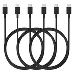 Cable usb-c / usb-c noir pour Samsung (2 mètres)