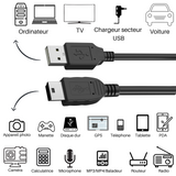 Cable Mini USB B (1 mètre)