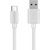 Cable usb-c blanc Huawei (3 mètres)