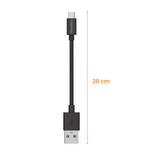 Cable usb-c Noir Huawei (20cm)