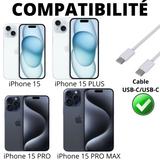 Cable Nylon Tressé USB-C / USB-C iPhone (1 mètre)