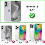 PACK 3en1 avec Coque Hard Antichoc pour iPhone 16