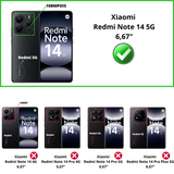 PACK 3en1 avec Coque Antichoc pour Xiaomi Redmi Note 14 5G