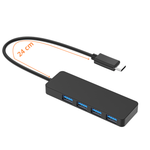 Adaptateur Hub 4 ports USB 3.0 multiprise USB-C