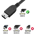 Cable Mini USB B (1 mètre)