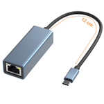 Adaptateur USB-C vers Ethernet Rj45 Gigabit à 1000 Mbps