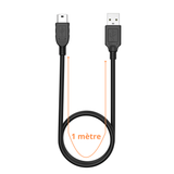 Cable Mini USB B (1 mètre)