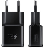 Chargeur secteur noir Samsung