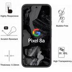 Lot 2 Verres Trempé Google Pixel 8A