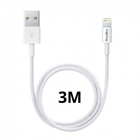 Cable iphone 3m | Phonillico