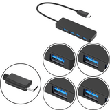 Adaptateur Hub 4 ports USB 3.0 multiprise USB-C