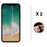 Lot 2 Films Plastique Incurve iPhone XS | Phonillico