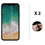 Lot 2 Films Plastique Incurve iPhone XS | Phonillico