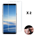 Lot 2 Films Plastique Incurve Samsung Note 9 | Phonillico