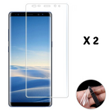 Lot 2 Films Plastique Incurve Samsung Note 8 | Phonillico