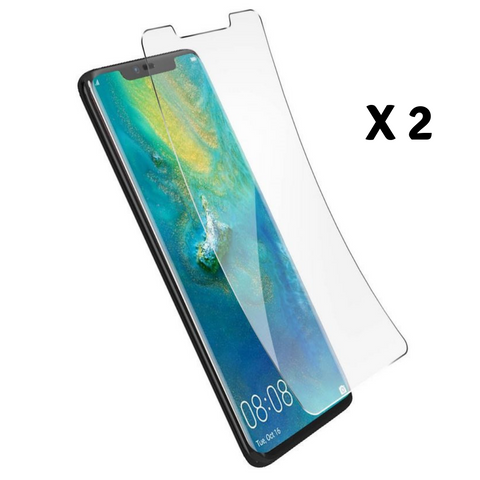 Lot 2 Films Plastique Incurve Huawei Mate 20 Pro | Phonillico