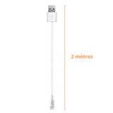 Cable iPhone (2 mètres)