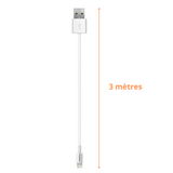 Cable iPhone (3 mètres)